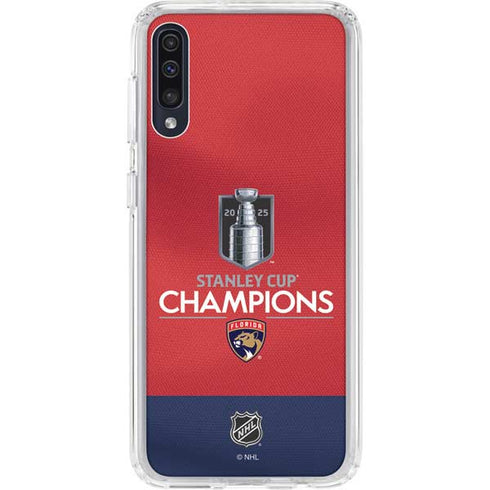 2025 Stanley Cup Champions Florida Panthers Galaxy A50 Clear Case